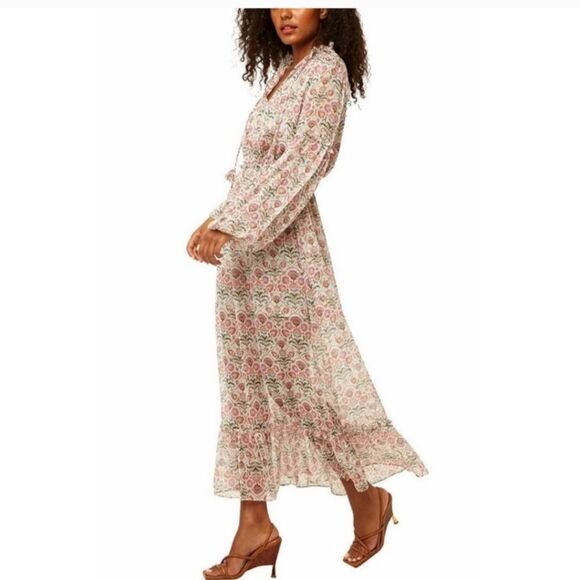 NWT MISA Los Angeles Amata Dress in Somerset Stencil Size Small - Picture 4 of 8